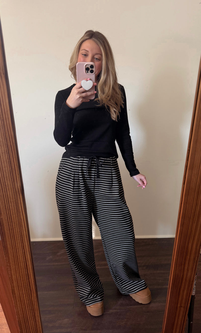 Pinstripe Lounge Pants