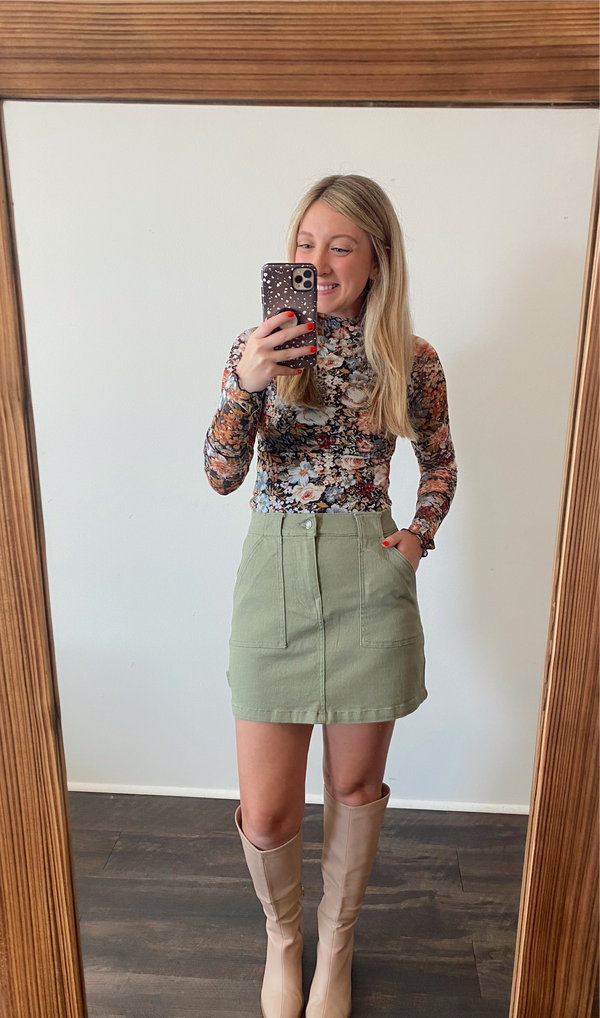 Dirty Martini Utility Skirt