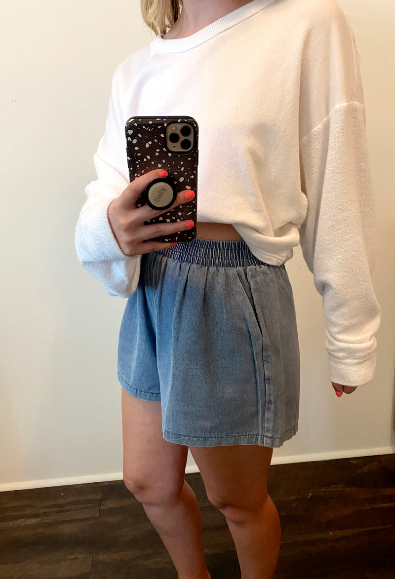 All-American Denim Shorts