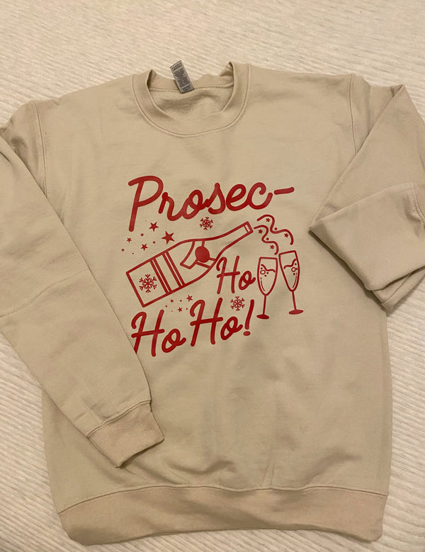 Prosecco Ho Ho Ho Sweatshirt