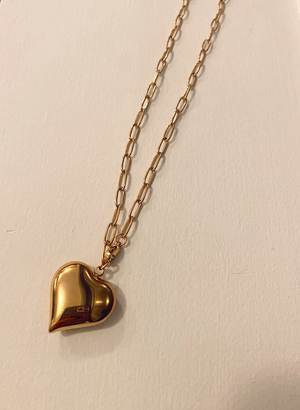 Loving Heart Statement Necklace