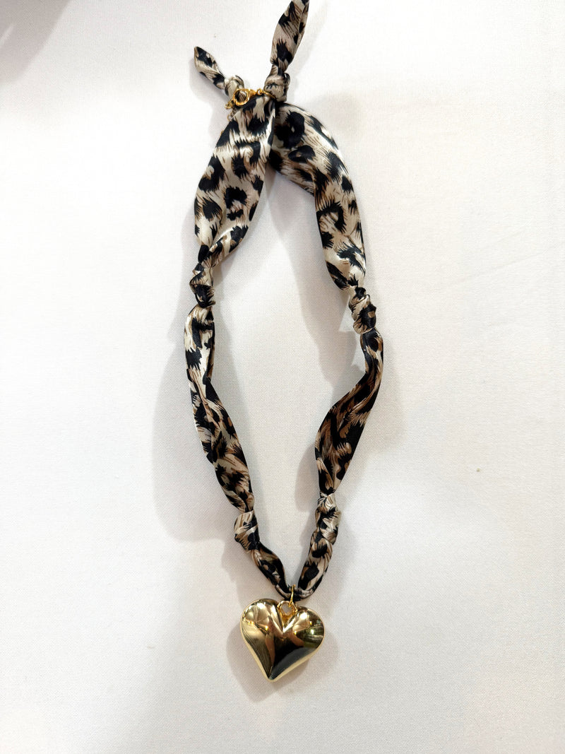 Wild At Heart Scarf Necklace