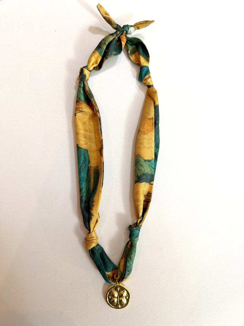 Wings of The Earth Scarf Necklace