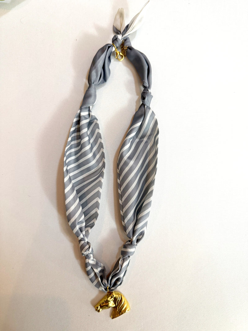 Triple Crown Scarf Necklace