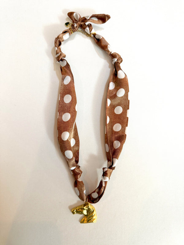 Giddy Up Scarf Necklace