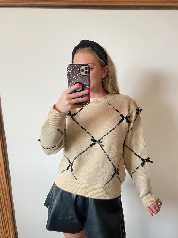 Lucille Bow Sweater