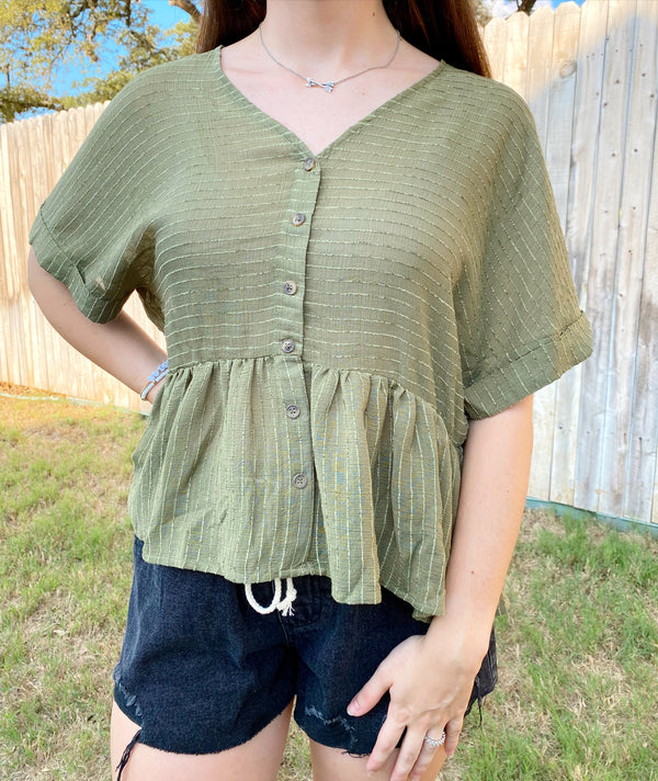 Shannon Top - Olive