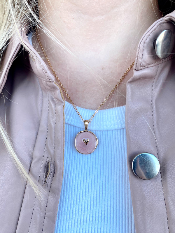Lover Necklace - Pink